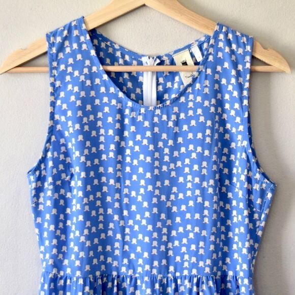 NEEDLE & THREAD Dress, Blue & White, Size Small - Picture 2 of 9